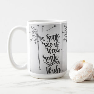 Kronleuchter - Unkraut/Wunsch Kaffeetasse