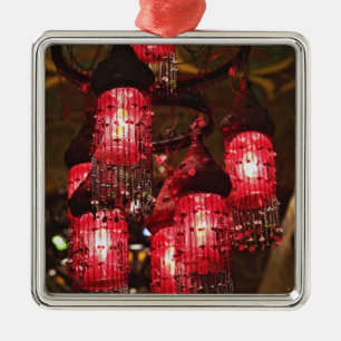 Kronleuchter zum Verkauf, Khan el Khalili Bazaar, Ornament Aus Metall