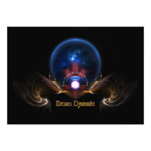 Krono Dynamic Fantasy Fraktal von Xzendor7 Fotodruck