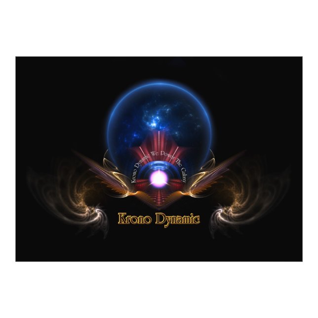 Krono Dynamic Fantasy Fraktal von Xzendor7 Fotodruck (Vorne)
