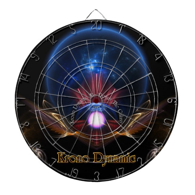 Krono Dynamic Fraktal Art Dart Board Dartscheibe (vorne)
