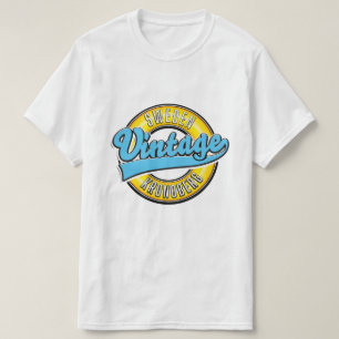 Kronoberg Schweden Vintage-Style-Logo T-Shirt
