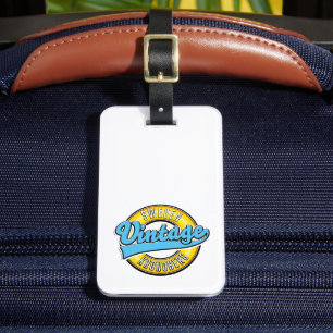Kronoberg Schweden Vintages Logo Gepäckanhänger