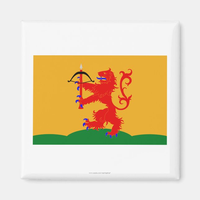 Kronobergs län flag magnet (Vorne)
