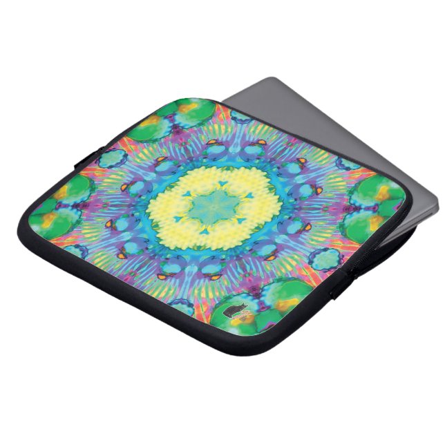 Kronos Kaleidoscope Laptopschutzhülle (Vorne Oben)