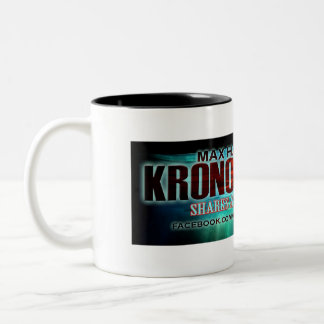 Kronos steigende "Haifische sind gerade Köder" Zweifarbige Tasse