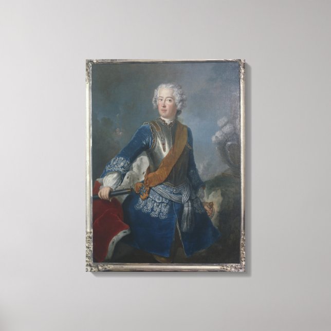 Kronprinz Frederick II, c.1736 Leinwanddruck (Vorderseite)