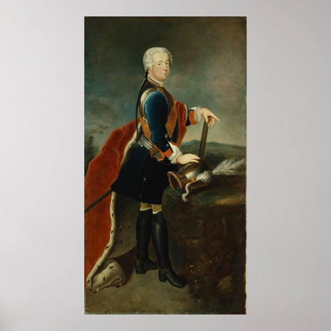 Kronprinz Frederick II, c.1736 Poster (Vorne)