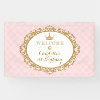 Kronprinzessin Geburtstagsparty Pink Royal Willkom