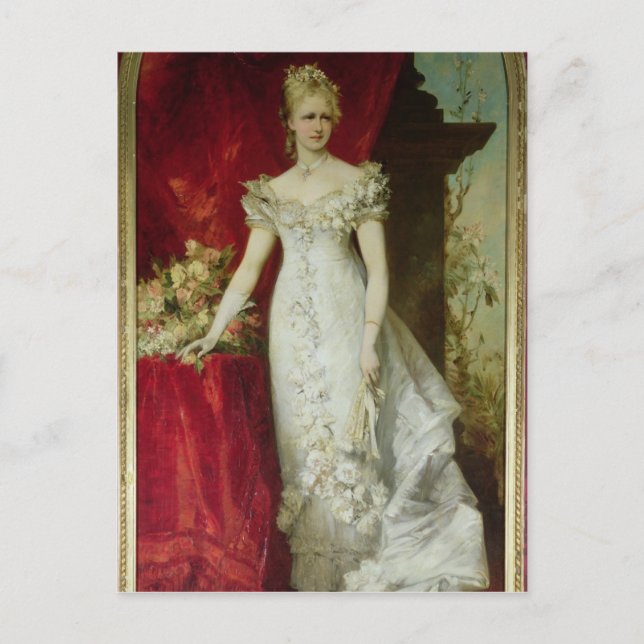 Kronprinzessin Stephanie von Belgien Postkarte (Vorderseite)