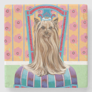 Kronprinzessin Yorkie Steinuntersetzer