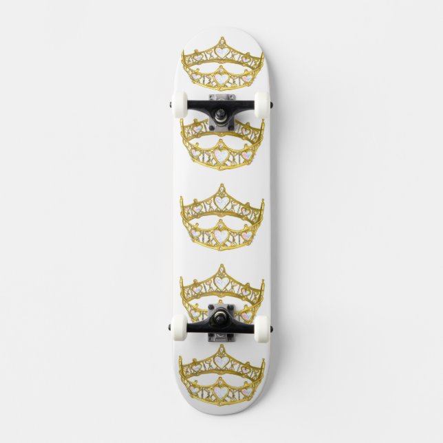 Kronskateboard der Königin des Herzen Skateboard (Vorderseite)