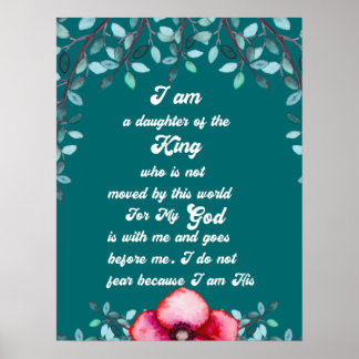 Krontochter Christlich inspirierend Poster