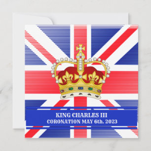 Krönung der Einladung König Charles III.