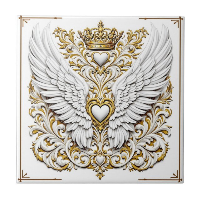 Krönung der Golden Embrace Fliese (Vorderseite)