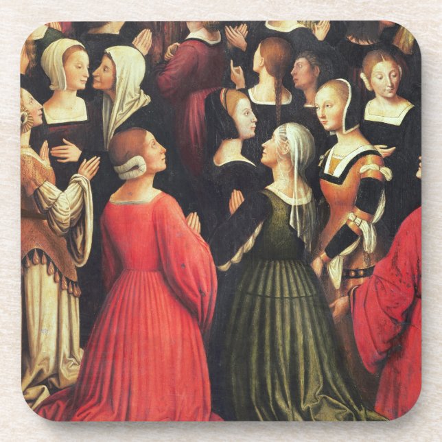 Krönung der Jungfrau, 1513 (Öl auf Platte) (det Getränkeuntersetzer (Vorderseite)