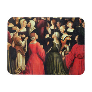 Krönung der Jungfrau, 1513 (Öl auf Tafel) (det. Magnet