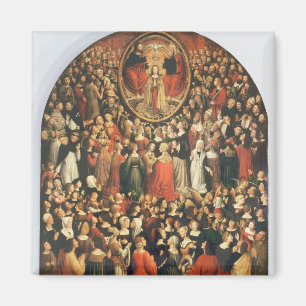 Krönung der Jungfrau, 1513 (Öl auf Tafel) Magnet