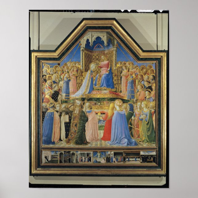 Krönung der Jungfrau, c.1430-32 Poster (Vorne)