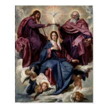 Krönung der Jungfrau Mary Religious Jesus Trinity