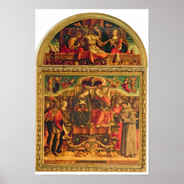 Krönung der Jungfrau Poster (Vorne)