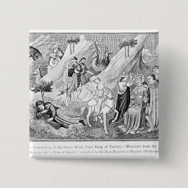Krönung des großen Khan Button (Vorderseite)