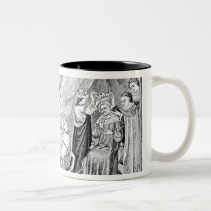 Krönung des großen Khan Zweifarbige Tasse