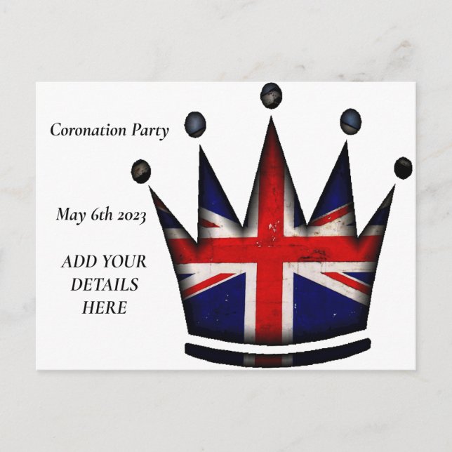 Krönung des Königs Charles III Postcard Postkarte (Vorderseite)