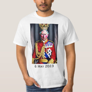 Krönung des T - Shirt König Charles III