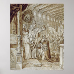 Krönung von Charlemagne Poster