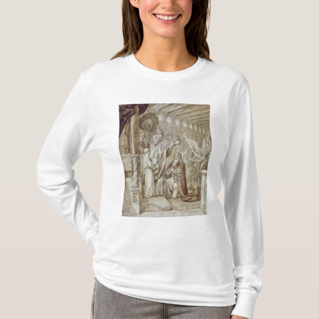 Krönung von Karl der Große T-Shirt (Vorderseite)