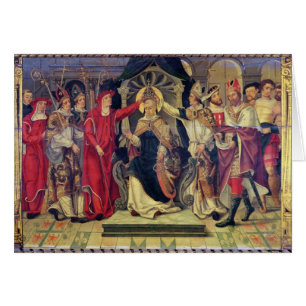 Krönung von Papst Celestine V im August 1294
