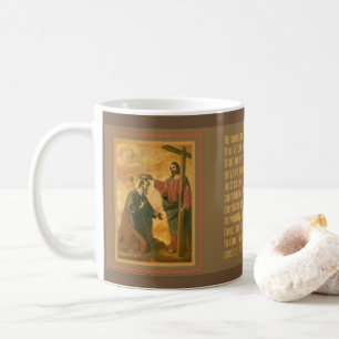 Krönung von St Joseph durch Jesus Memorare Tasse