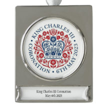 Krönungsandenken-Ornament König Charles III