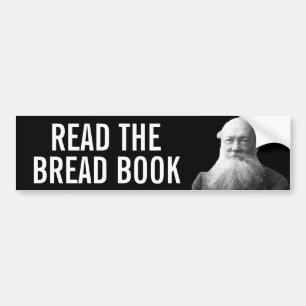 Kropotkin liest Brot Autoaufkleber