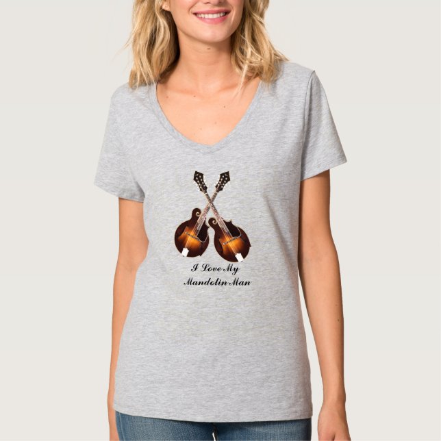 KROSSED MANDOLINS T-Shirt (Vorderseite)