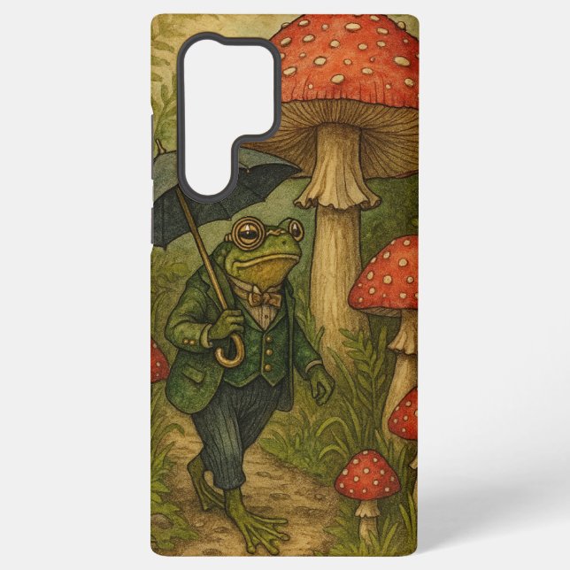 Kröte und Pilz Samsung Galaxy Hülle (Rückseite)