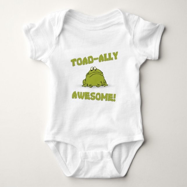 Kröte-Verbündeter fantastisch Baby Strampler (Vorderseite)
