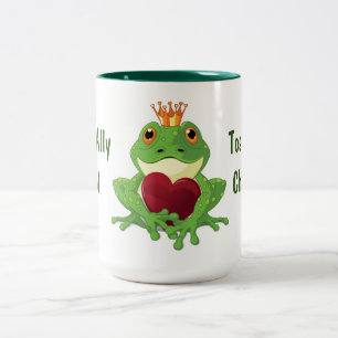 Kröten-Tasse Zweifarbige Tasse