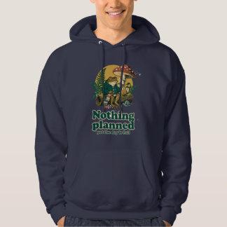 Krötenstrickpullover mit Teedruck im Retro-Stil Hoodie
