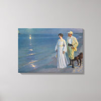 Kroyer - Der Künstler und seine Ehefrau am Strand