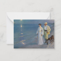Kroyer - Der Künstler und seine Ehefrau am Strand