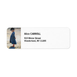 Kroyer - Little Girl stehend am Skagen Beach