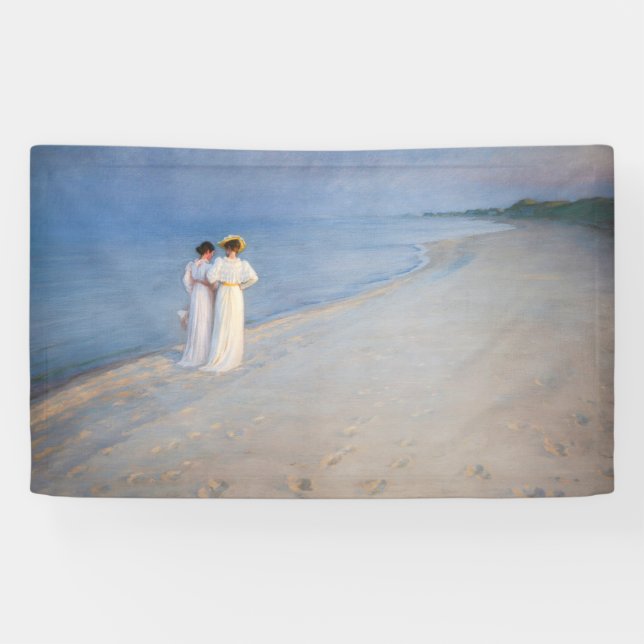 Kroyer - Sommer-Abend am Skagen Beach Banner (Horizontal)
