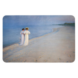 Kroyer - Sommer-Abend am Skagen Beach Magnet