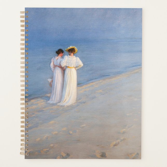 Kroyer - Sommer-Abend am Skagen Beach Planer (Vorderseite)