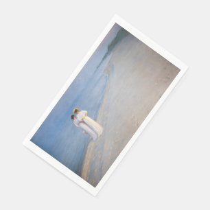 Kroyer - Sommer-Abend am Skagen Beach Serviette