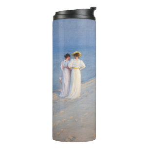 Kroyer - Sommer-Abend am Skagen Beach Thermosbecher