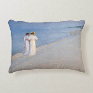 Kroyer - Sommerabend am Strand von Skagen Dekokissen