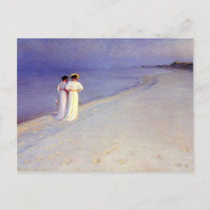 Kroyers Sommernachmittag am Skagen Beach Postkarte